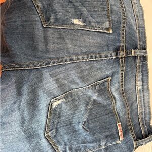 Hudson Jeans Distressed Blue Denim